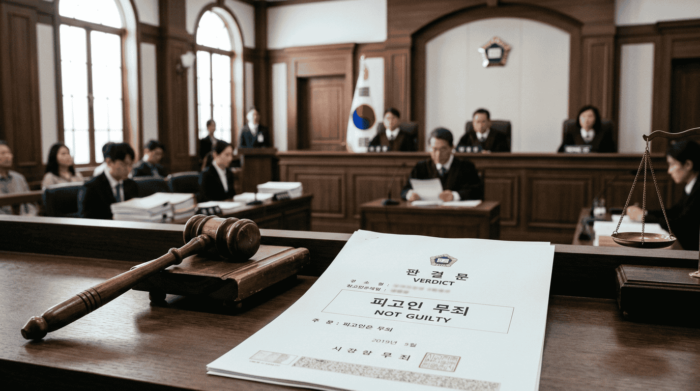 1심 판결 결과 재판 관련 거짓 진술 의혹 무혐의 판정