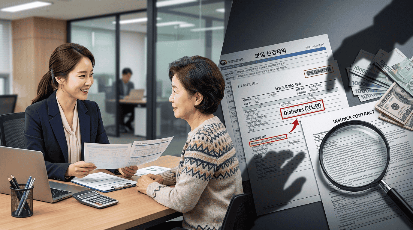 설계사까지 속였다? 가입 12개월 만에 거액 진단금 타내고 계약 파기한 당뇨 보험 사건